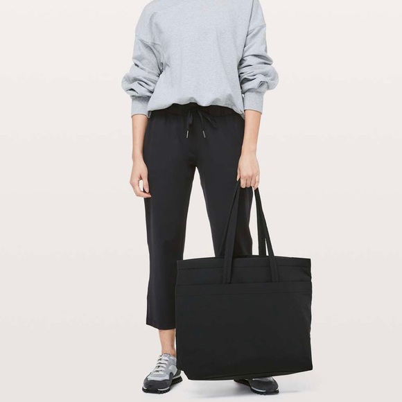 lululemon athletica Handbags - Lululemon On My Level black large tote bag